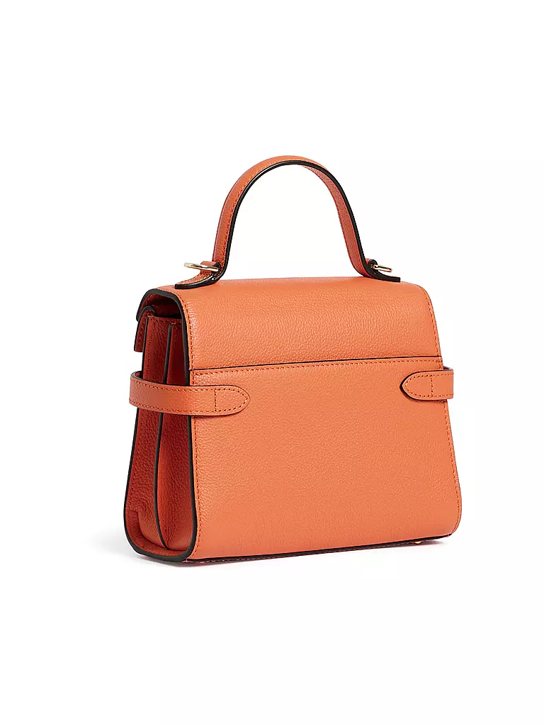 LE TANNEUR | Ledertasche - Henkeltasche EMILIE FLAP Small | orange