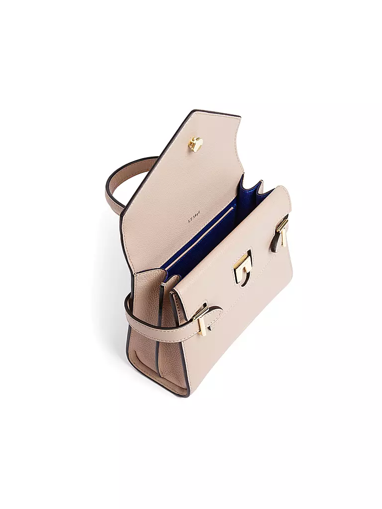 LE TANNEUR | Ledertasche - Henkeltasche EMILIE FLAP Small | beige