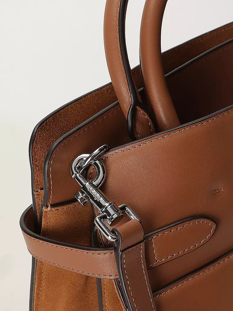 LE TANNEUR | Ledertasche - Henkeltasche EMILIE SOFT | braun