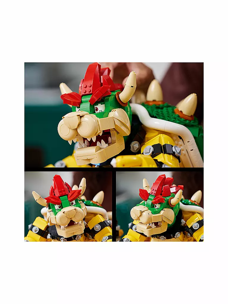 LEGO | Der mächtige Bowser Figur mit Feuerball Funktion 71411 | keine Farbe