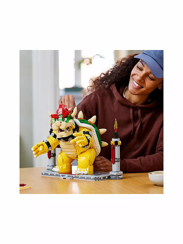 LEGO | Der mächtige Bowser Figur mit Feuerball Funktion 71411 | keine Farbe