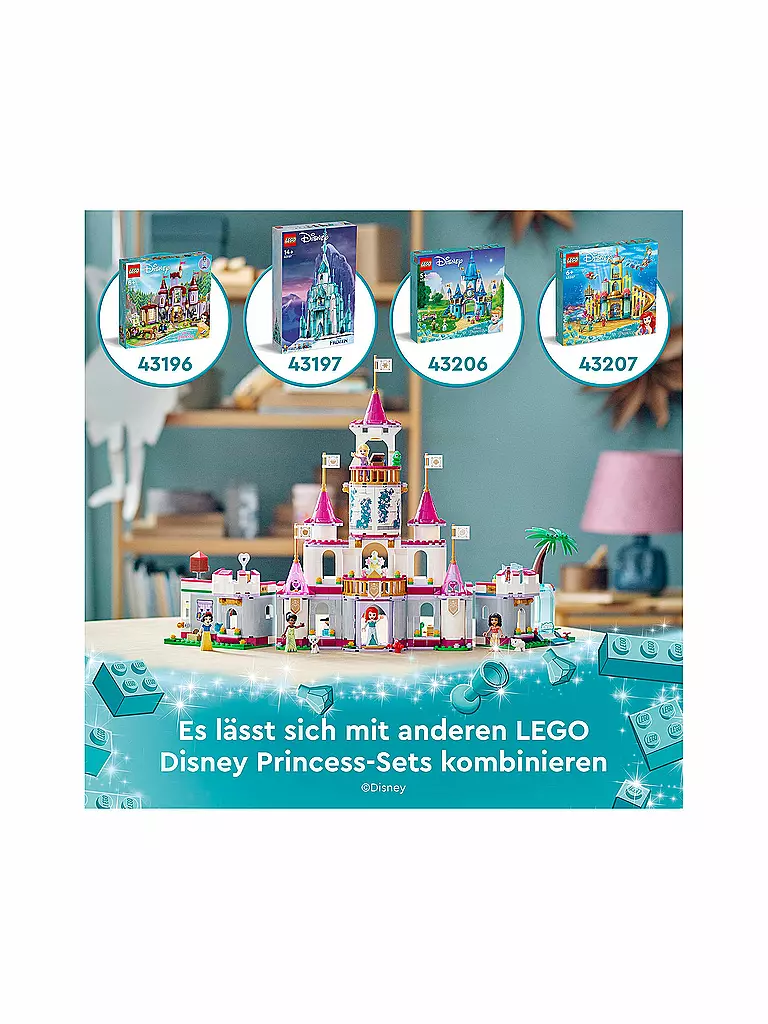 LEGO | Disney - Ultimatives Abenteuerschloss 43205 | keine Farbe