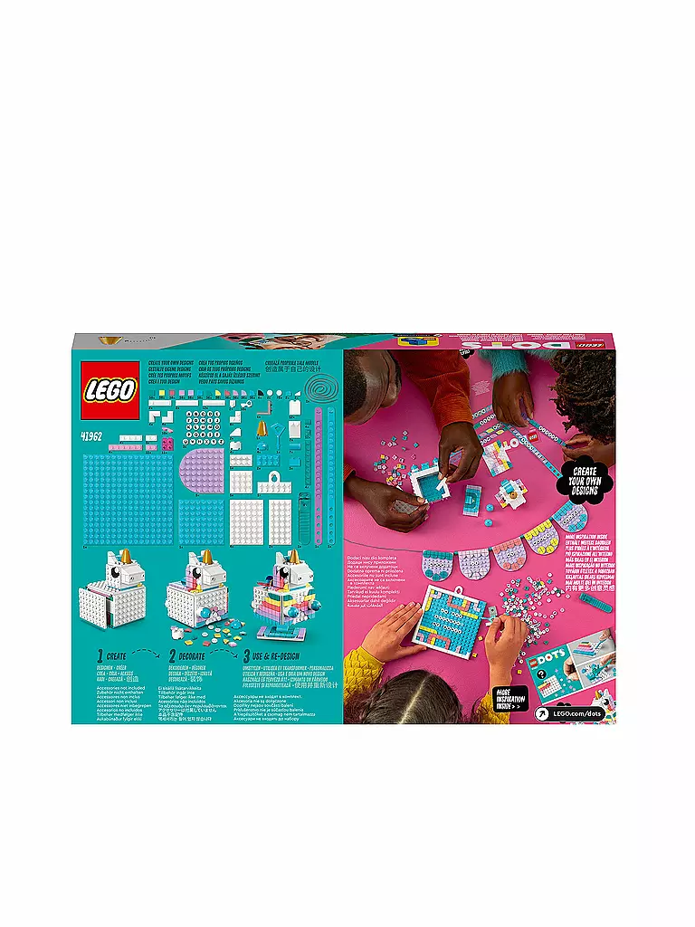 LEGO Dots - Einhorn 41962 Familienkreativset keine Farbe