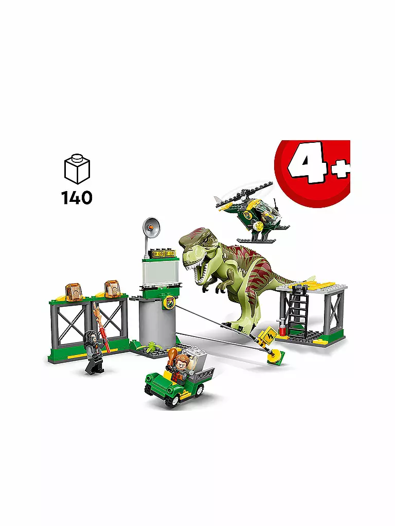 LEGO | Jurassic World - T-Rex Ausbruch 76944 | keine Farbe