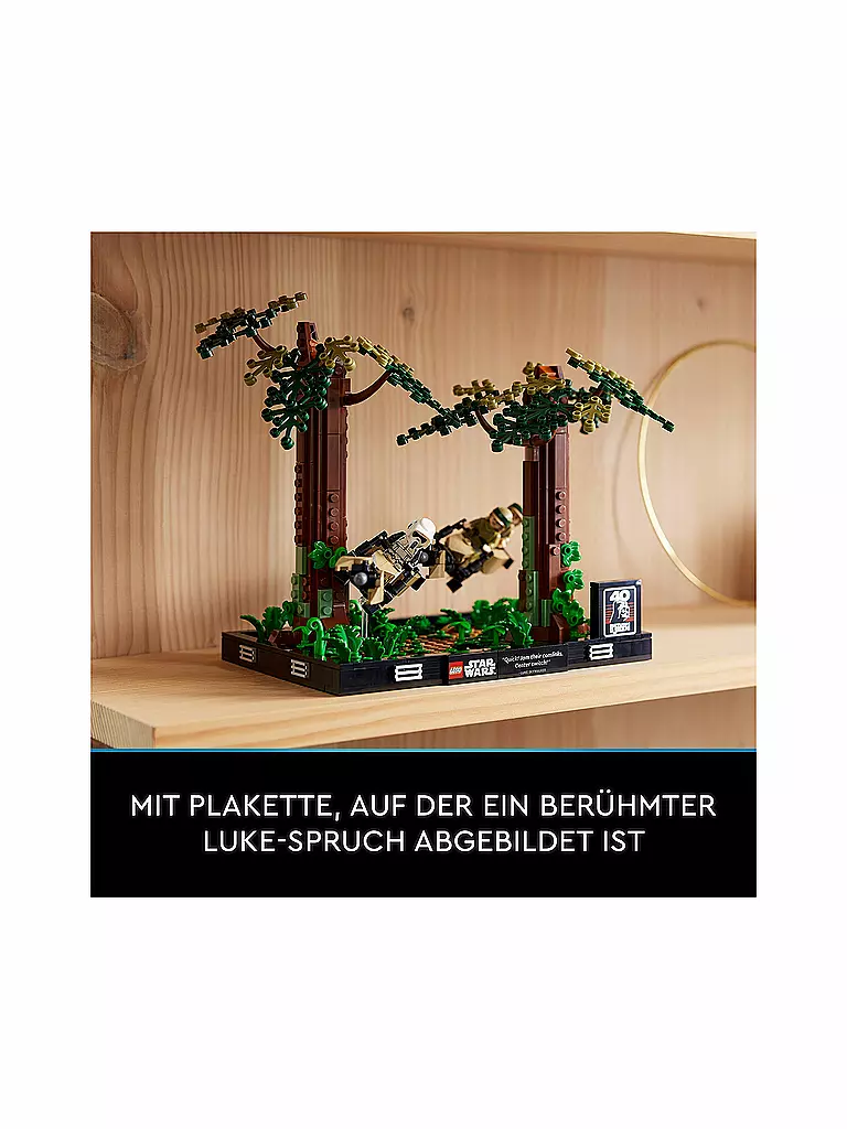 LEGO | Star Wars - Verfolgungsjagd auf Endor – Diorama 75353 | keine Farbe