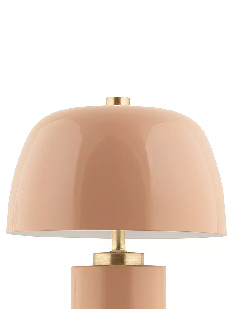 LEITMOTIV | LED Tischlampe FREYA Iron Soft Brown  | hellbraun