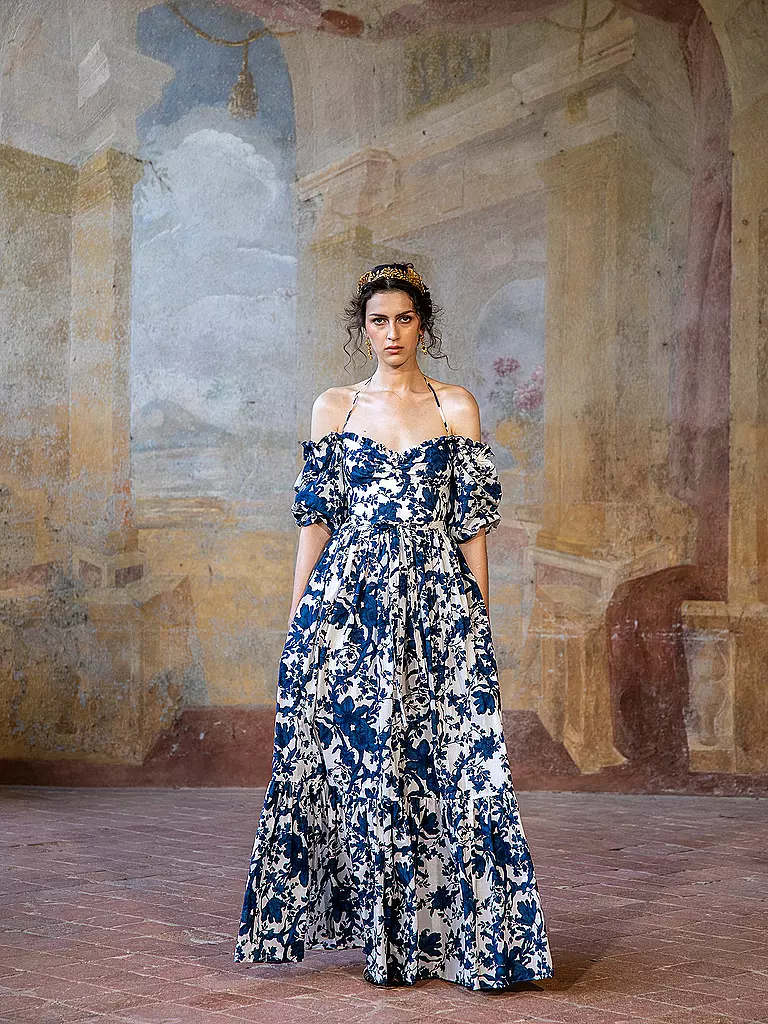 LENA HOSCHEK | Maxikleid D' ESTE | blau