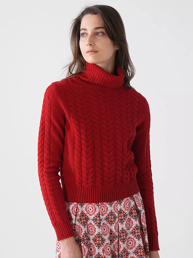 LENA HOSCHEK | Rollkragenpullover STANLEY | rot