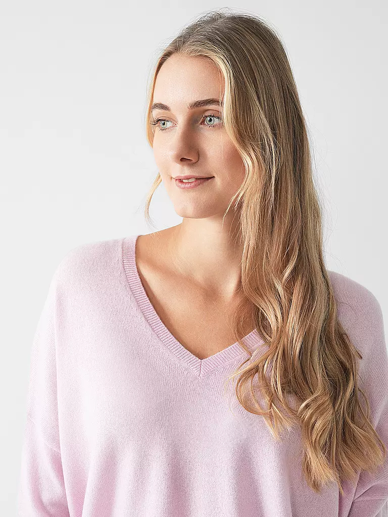 LES TRICOTS DE LEA | Kaschmirpullover MONJAKOE | pink