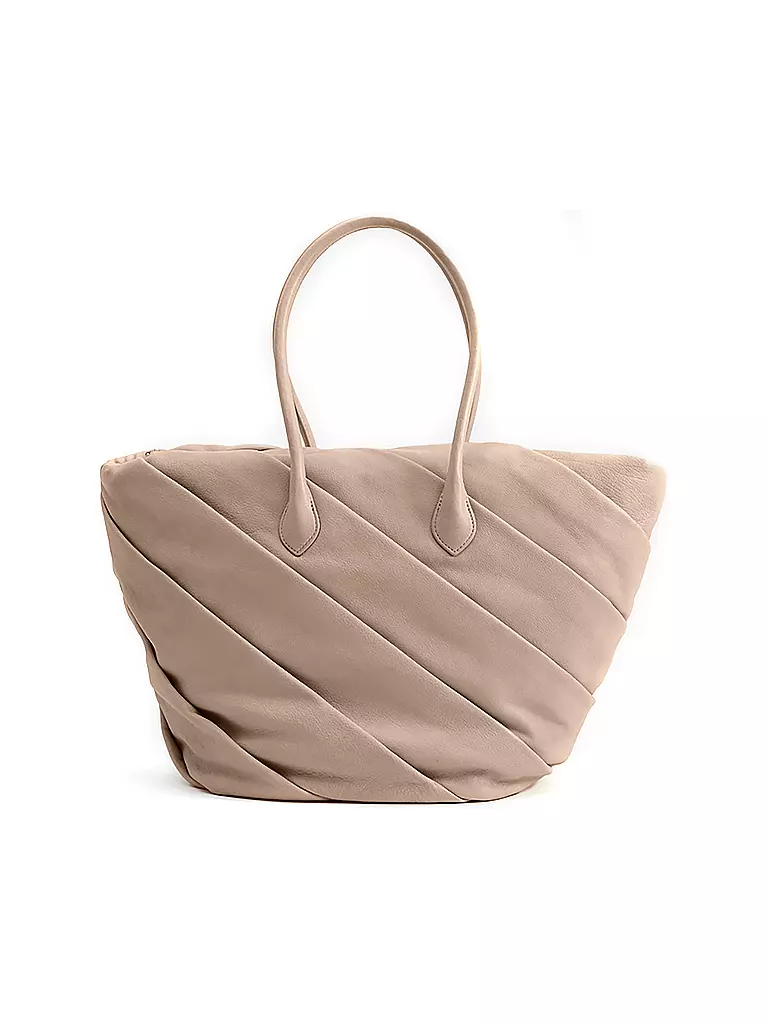 LES VISIONNAIRES | Ledertasche - Shopper Noa | beige