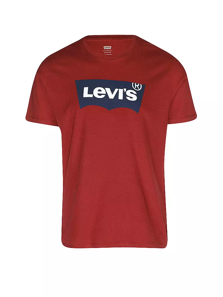 LEVI'S® | T-Shirt  | dunkelrot