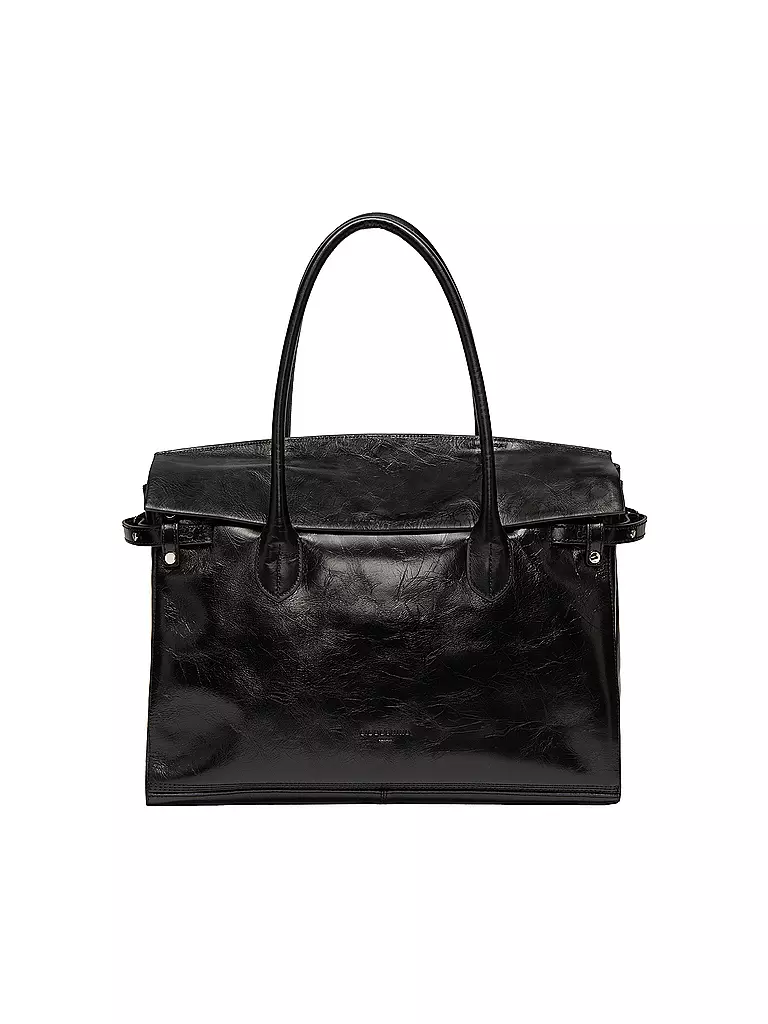 LIEBESKIND BERLIN | Ledertasche - Henkeltasche GLORIA SATCHEL Large | schwarz