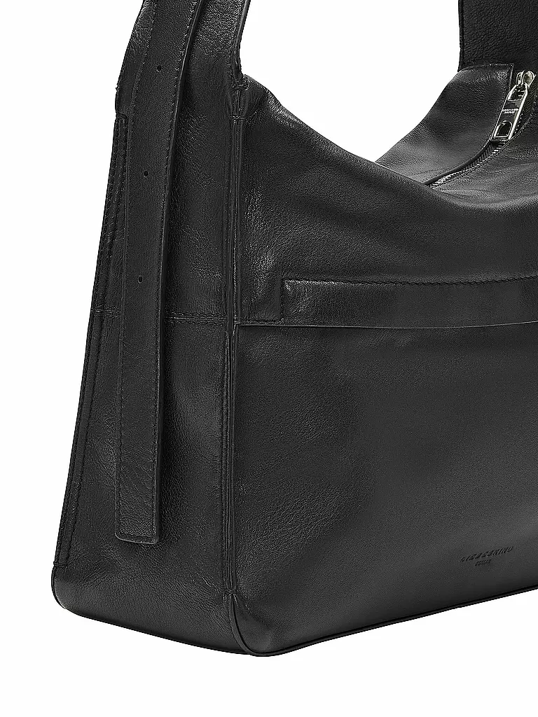 LIEBESKIND BERLIN | Ledertasche - Hobo Bag SKY Medium | schwarz