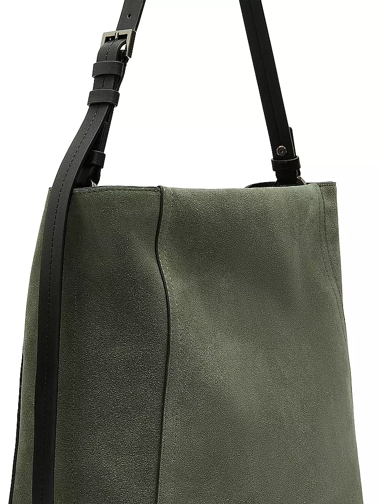 LIEBESKIND BERLIN | Ledertasche - Hobo CHUDY Medium | grau