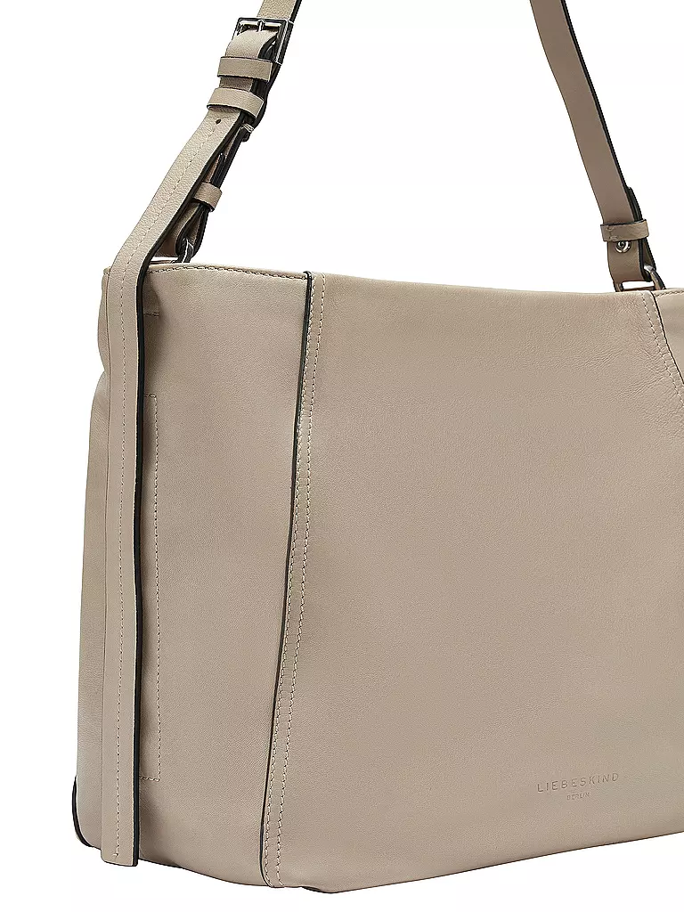 LIEBESKIND BERLIN | Ledertasche - Hobo CHUDY Medium | grau