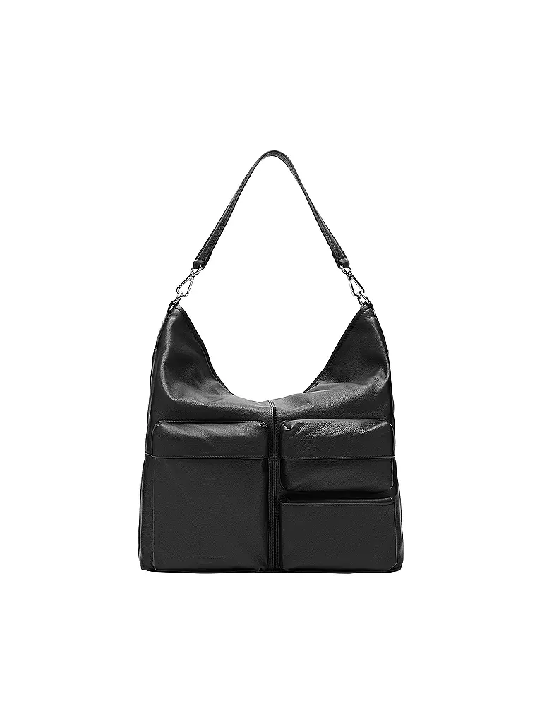 LIEBESKIND BERLIN | Ledertasche - Hobo LK 204 Medium | schwarz