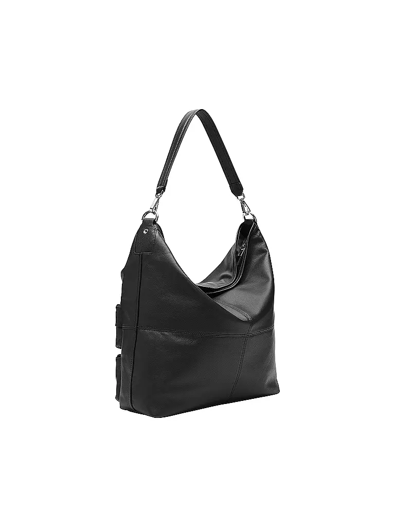 LIEBESKIND BERLIN | Ledertasche - Hobo LK 204 Medium | schwarz