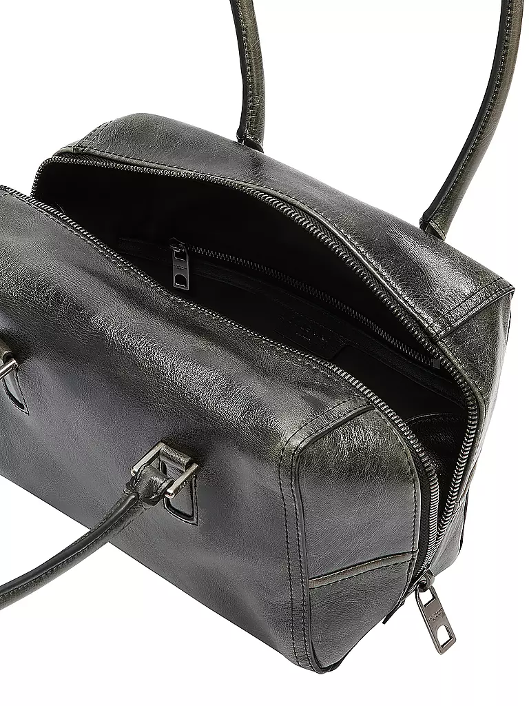 LIEBESKIND BERLIN | Ledertasche - Schultertasche KAYLA SATCHEL Small | schwarz