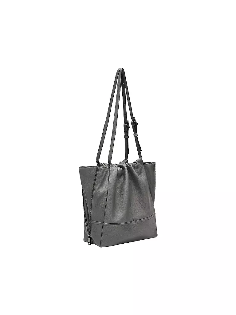 LIEBESKIND BERLIN | Ledertasche - Shopper LOU Medium  | grau