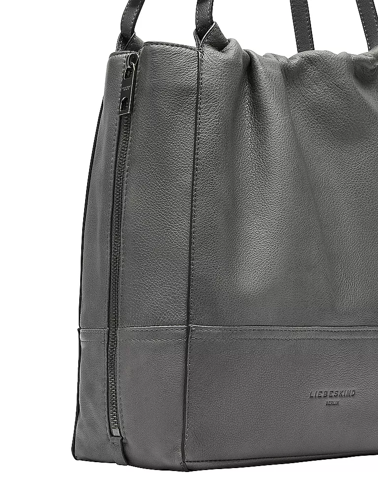 LIEBESKIND BERLIN | Ledertasche - Shopper LOU Medium | grau