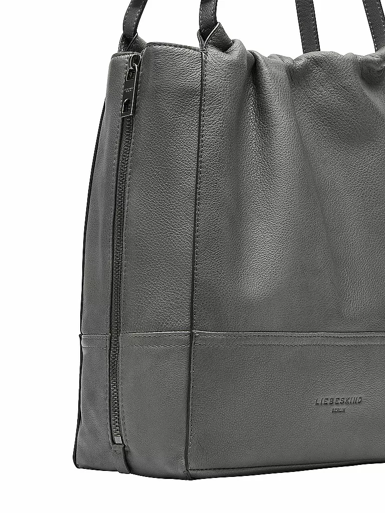 LIEBESKIND BERLIN | Ledertasche - Shopper LOU Medium | grau