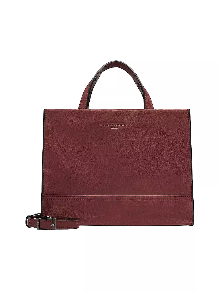 LIEBESKIND BERLIN | Ledertasche - Tote Bag LOU SATCHEL Medium  | beere