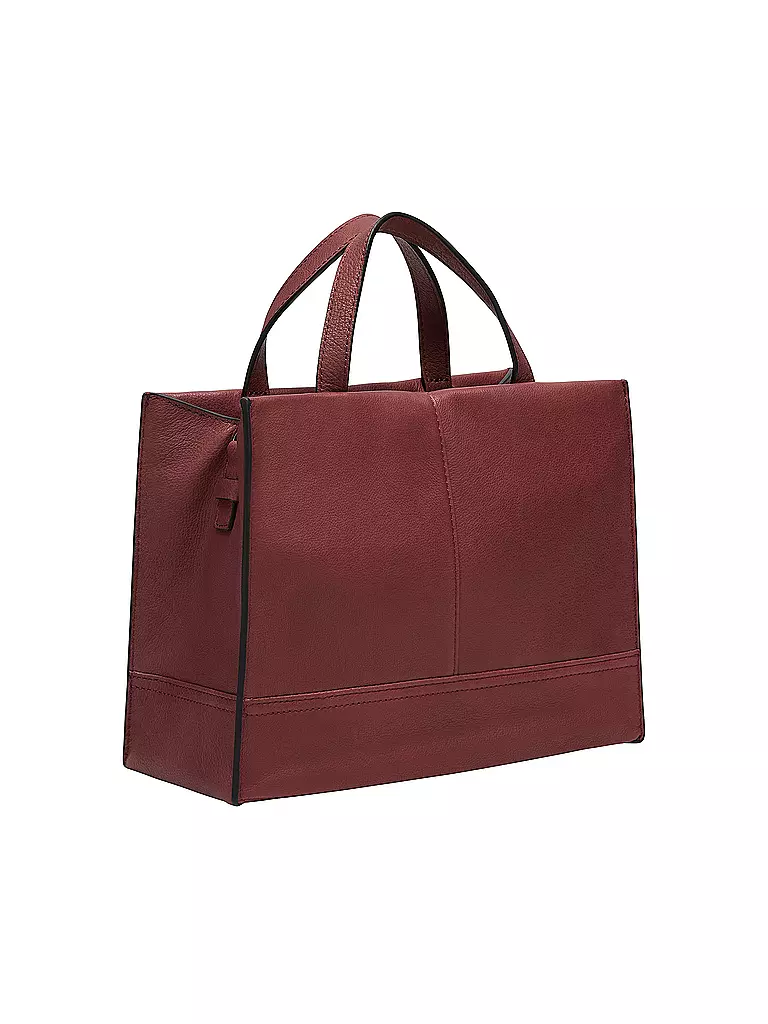 LIEBESKIND BERLIN | Ledertasche - Tote Bag LOU SATCHEL Medium  | beere