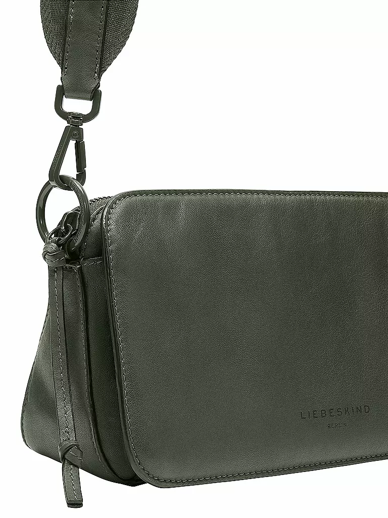 LIEBESKIND BERLIN | Ledertasche - Umhängetasche CLARICE Medium | grau