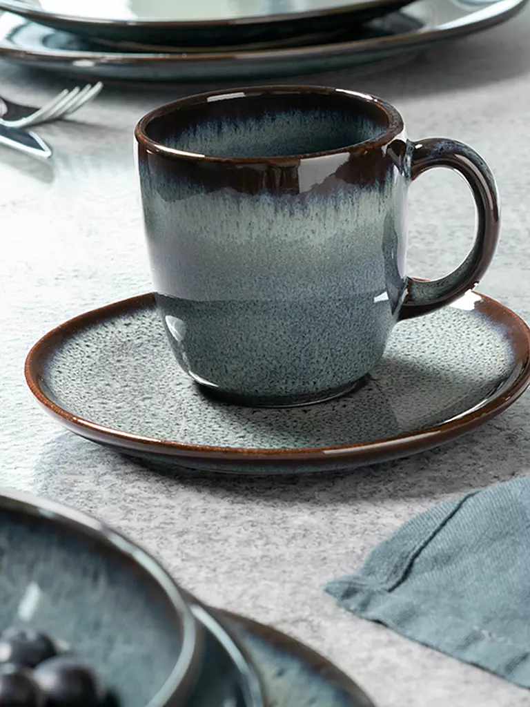 LIKE BY VILLEROY & BOCH | Kaffeetasse 240ml lave gris | hellblau