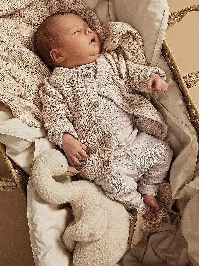 LIL ATELIER | Baby Strickjacke NBNEMLEN | creme