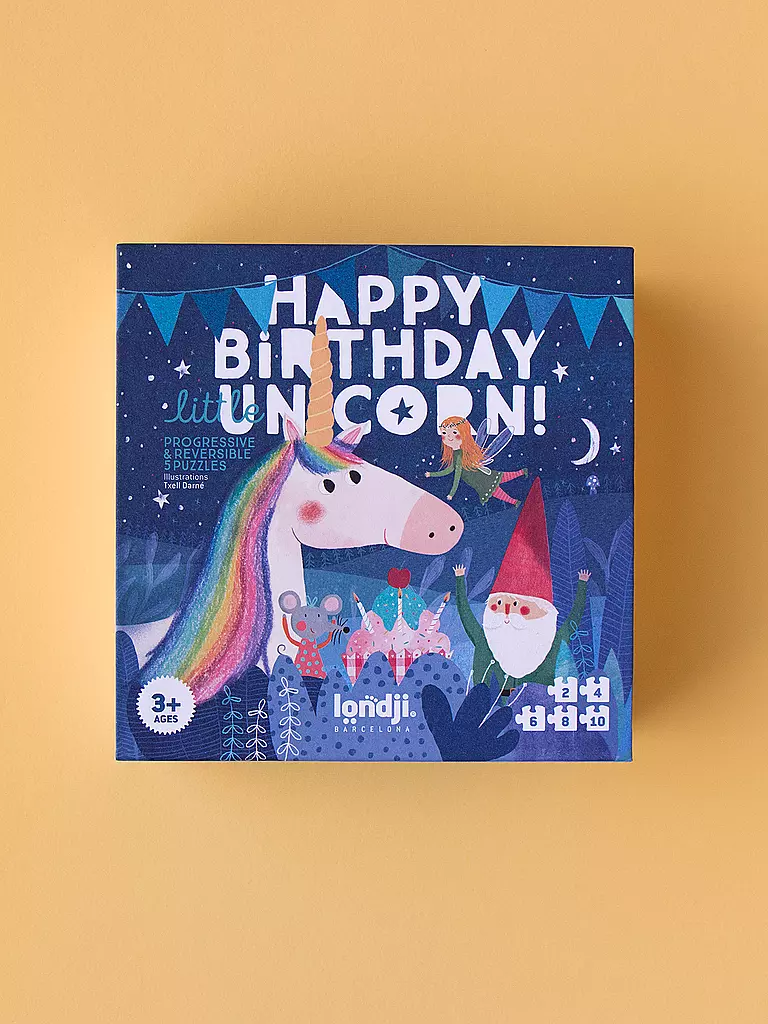 LONDJI | Puzzle HAPPY BIRTHDAY UNICORN | bunt