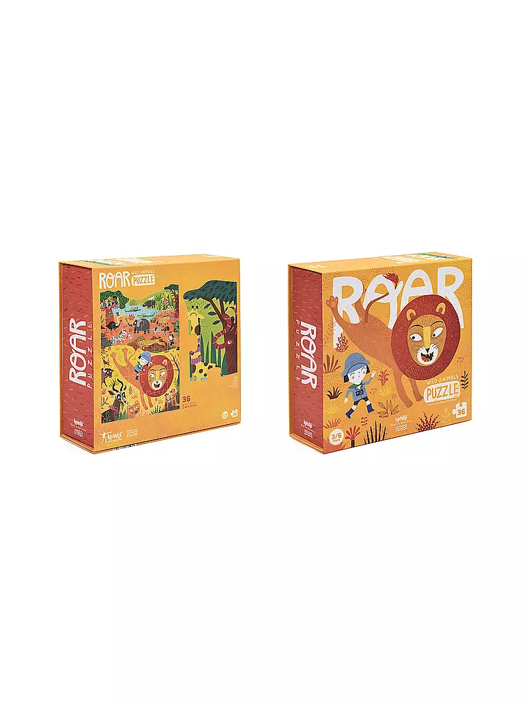 LONDJI | Puzzle ROAR 36 Teile  | gelb