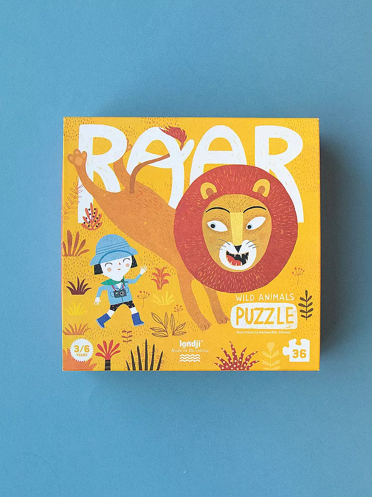 LONDJI | Puzzle ROAR 36 Teile  | gelb