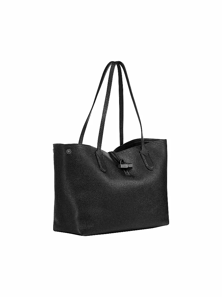 LONGCHAMP | Roseau Essential Shopper, Black | schwarz