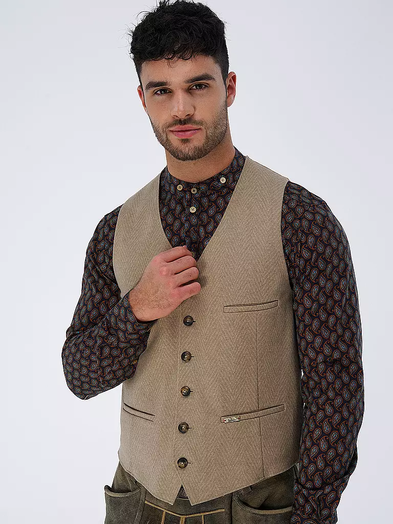 LUIS TRENKER | Trachtengilet LUSEBASTIAN | beige