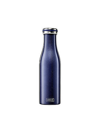 LURCH | Isolierflasche - Thermosflasche Edelstahl 0,5l Blau Metallic