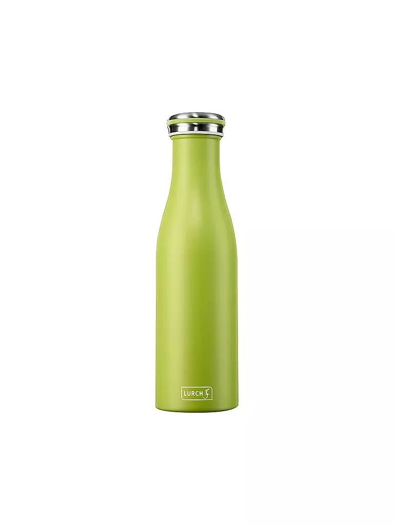 LURCH | Isolierflasche - Thermosflasche Edelstahl 0,5l Fresh Green | grün