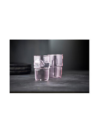 LYNG BY GLAS | Trinkglas 2er Set TORINO 40 cl Pink