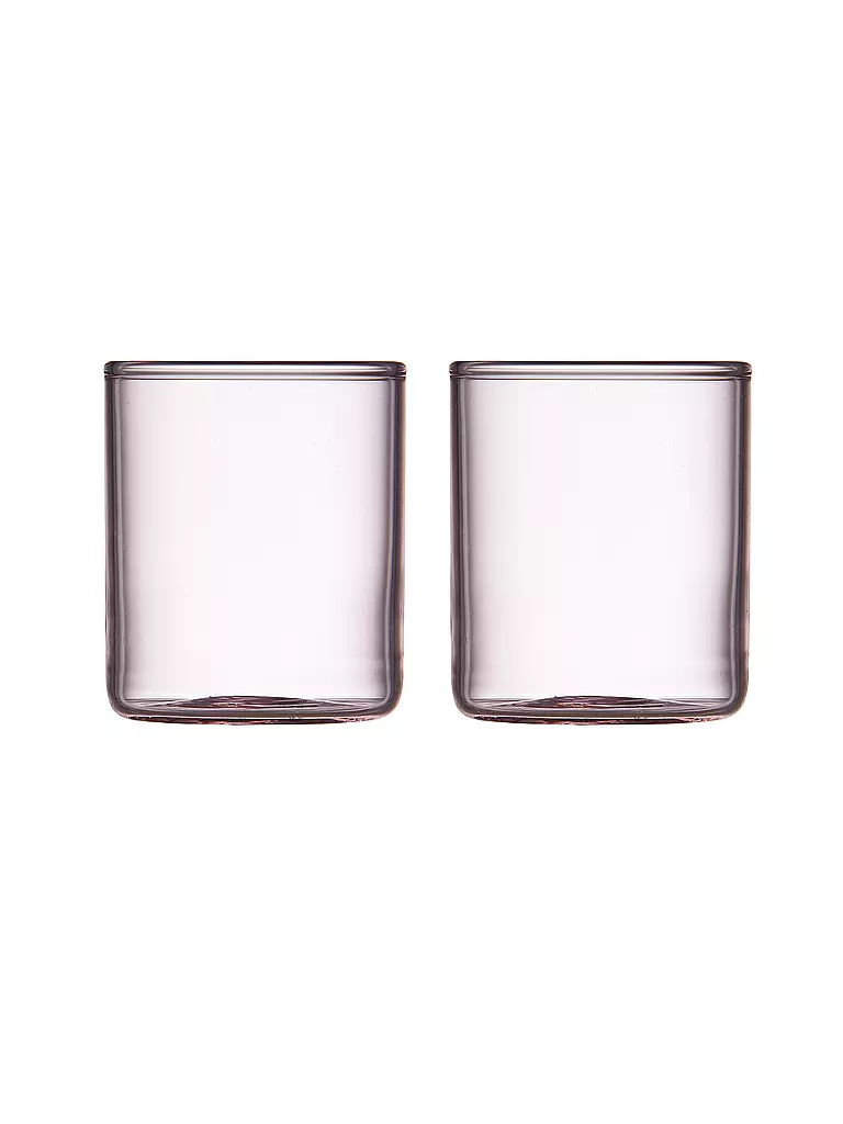 LYNG BY GLAS | Schnapsglas 2er Set TORINO 6cl Pink | rosa