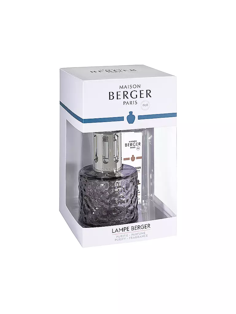 MAISON BERGER PARIS | Lampe Berger Set  MIRAGE NOIRE +250ml Splendeur Vanil | grau