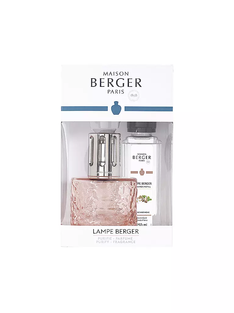 MAISON BERGER PARIS | Lampe Berger Set MIRAGE BLEUE +250ml Home Sweet Home | rosa