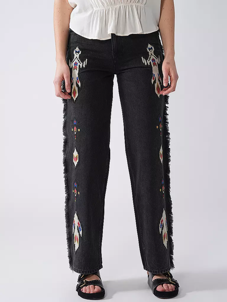 MARANT ETOILE | Jeans Wide Leg MAELLA | grau