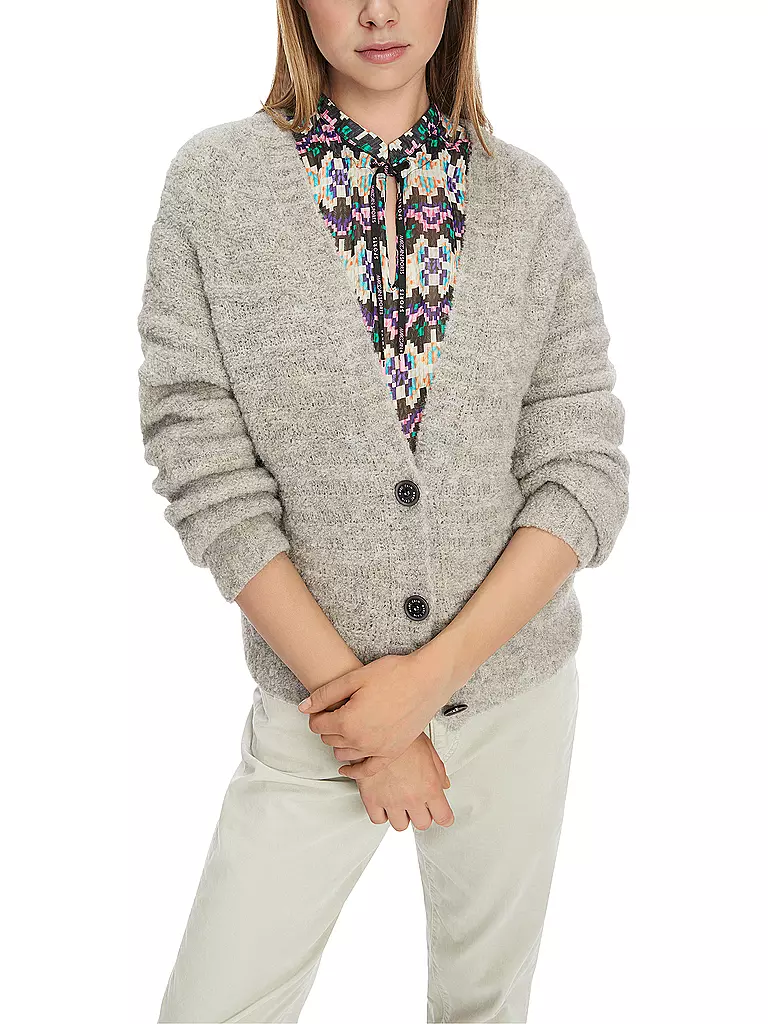 MARC CAIN | Cardigan | grau