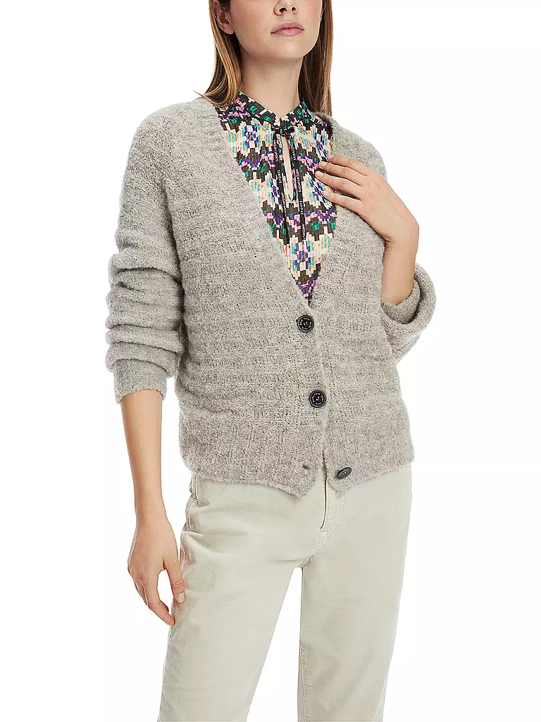 MARC CAIN | Cardigan | grau