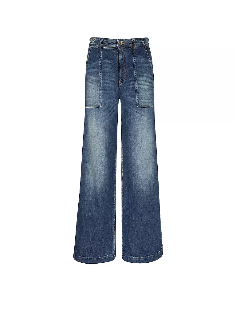 MARC CAIN | Jeans Wide Leg WIGAN  | blau