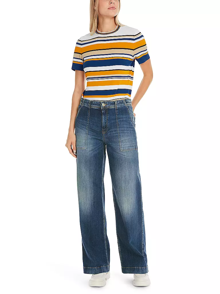 MARC CAIN | Jeans Wide Leg WIGAN | blau