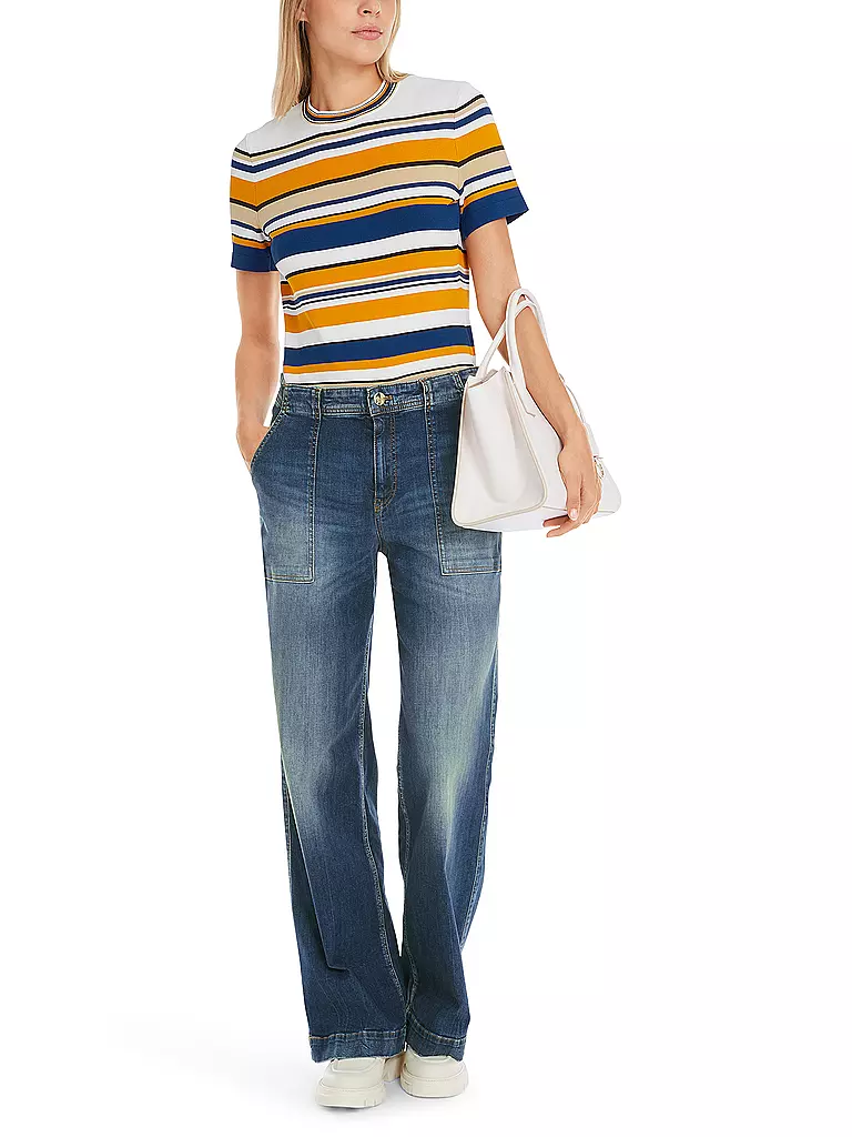 MARC CAIN | Jeans Wide Leg WIGAN | blau