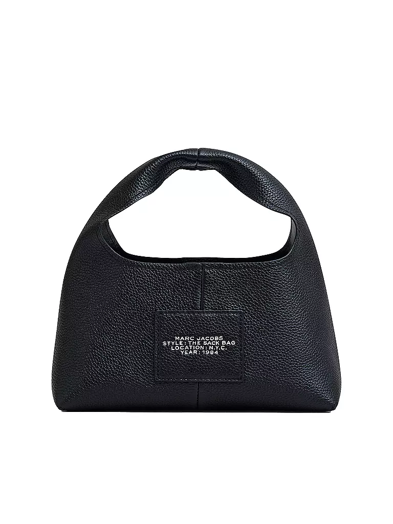 MARC JACOBS | Ledertasche - Henkeltasche THE MINI SACK  | schwarz