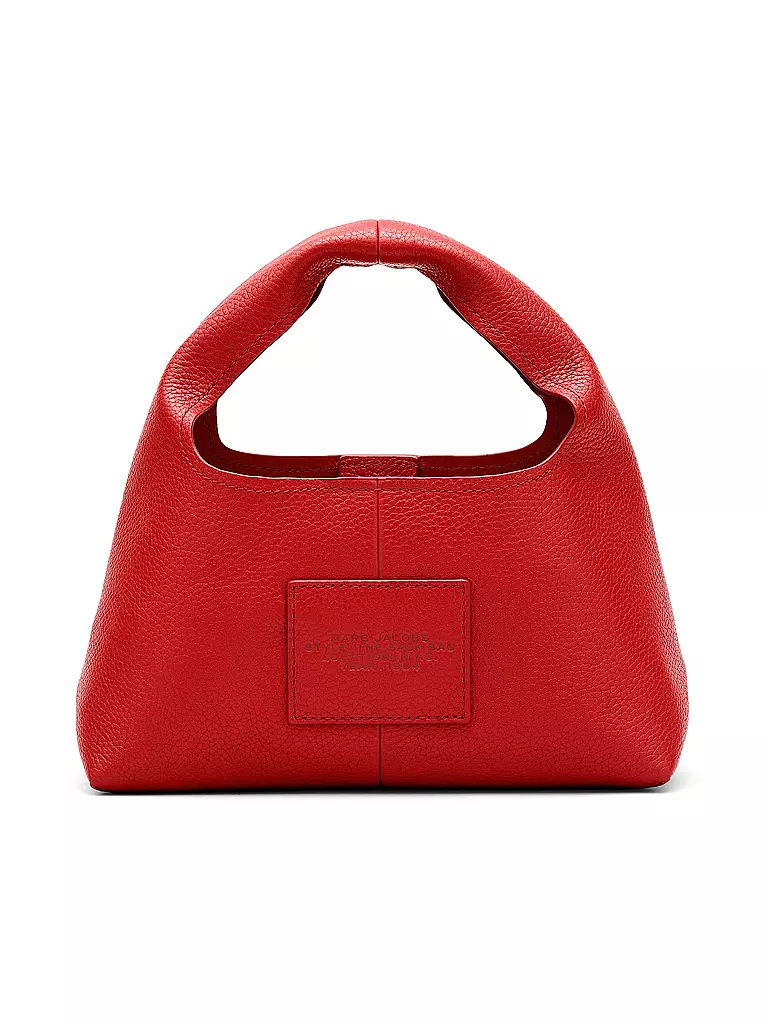 MARC JACOBS | Ledertasche - Henkeltasche THE MINI SACK  | rot