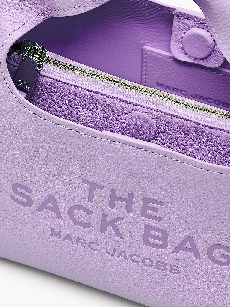 MARC JACOBS | Ledertasche - Henkeltasche THE MINI SACK  | lila